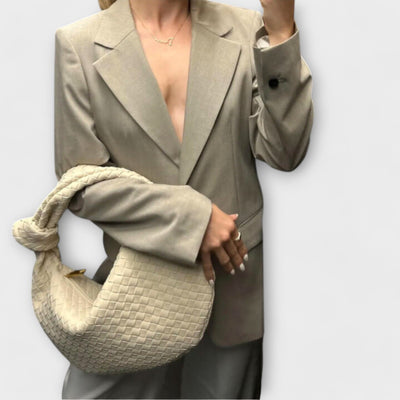 Nola - 女性用編み込みショルダーバッグ